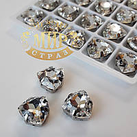Стрази в ланцюгах Тріліант, розмір 12 мм, колір Crystal, 1 шт.