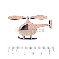 Заготовка из мдф ВЕРТОЛЕТ, 5.2х2.9 см