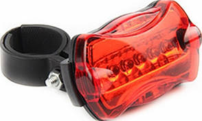 Вело ліхтар габарить маячок 5 led діодів 6 режимів