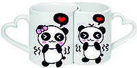 Парні чашки  Закохані панди
