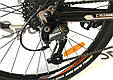 Горный велосипед Crosser CROSS R26" 18" алюминиевый с дисковыми гидравлическими тормозами (Черный), фото 6