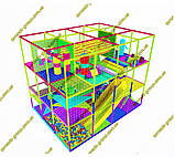 Лабіринт дитячий ігровий "Конфетка" 3 поверхи, фото 8