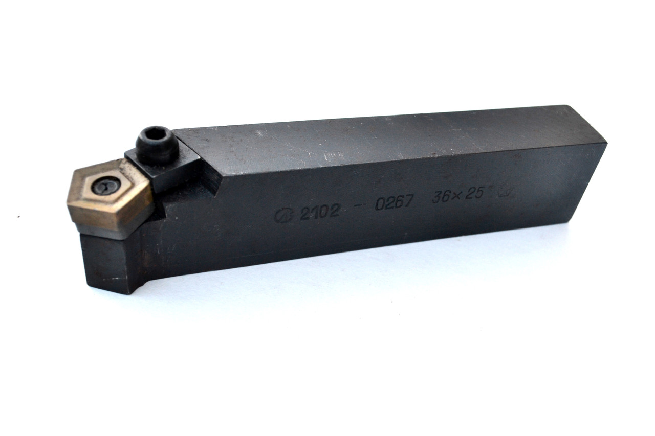 Різець прохідний 2102-0267 36х25х170мм з механічним кріпленням т/с 5-гранної пластини СРСР