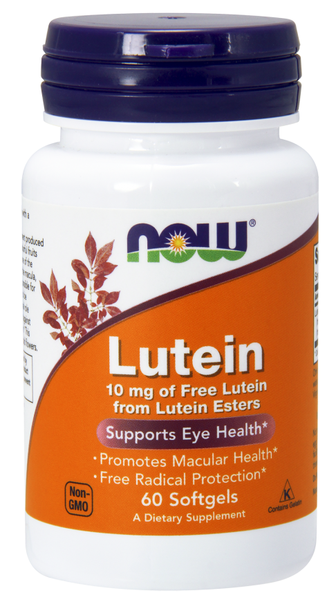 Now Lutein 10mg 60 softgels
