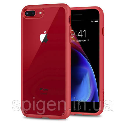 Чохол Spigen для iPhone 8 Plus Hybrid Ultra 2, Red, фото 2
