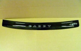 Дефлектор капоту, мухобойка VW CADDY з 1996-2004 р. в. VIP