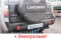 Фаркоп - Landwind X6 Внедорожник (2005--) съемный на 2 болтах на пластине