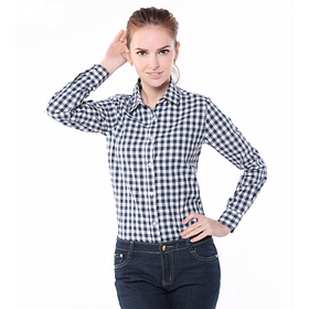 Жіноча картата сорочка