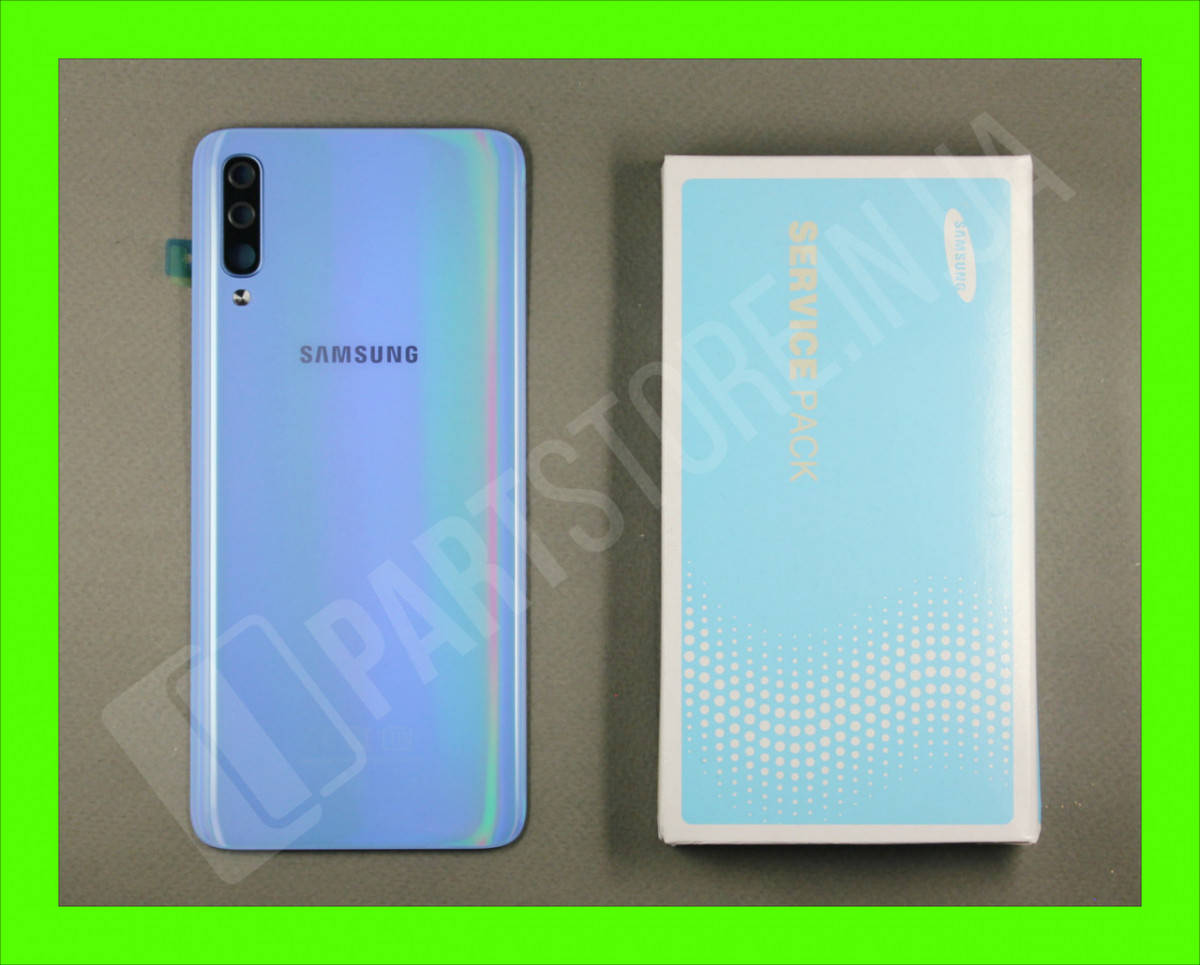 

Крышка Samsung A705 Blue A70 2019 (GH82-19664C) сервисный оригинал, Синий