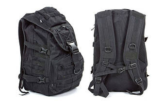 Рюкзак тактичний штурмової V-30л SILVER KNIGH TY-9900 чорний / тактичний щтурмовий військовий рюкзак