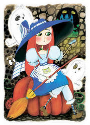 Листівка "Попелюшка чи відьма"