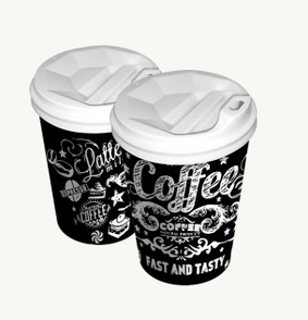 Стакан 340мл "Fast & Tasty" чорний