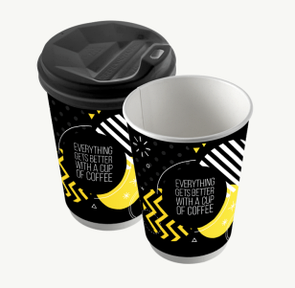 Стакан 340 мл "Black & Yellow"