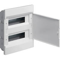 Щит вбудований Hager Cosmos на 24 модулі з білими дверцятами (VR212PD)