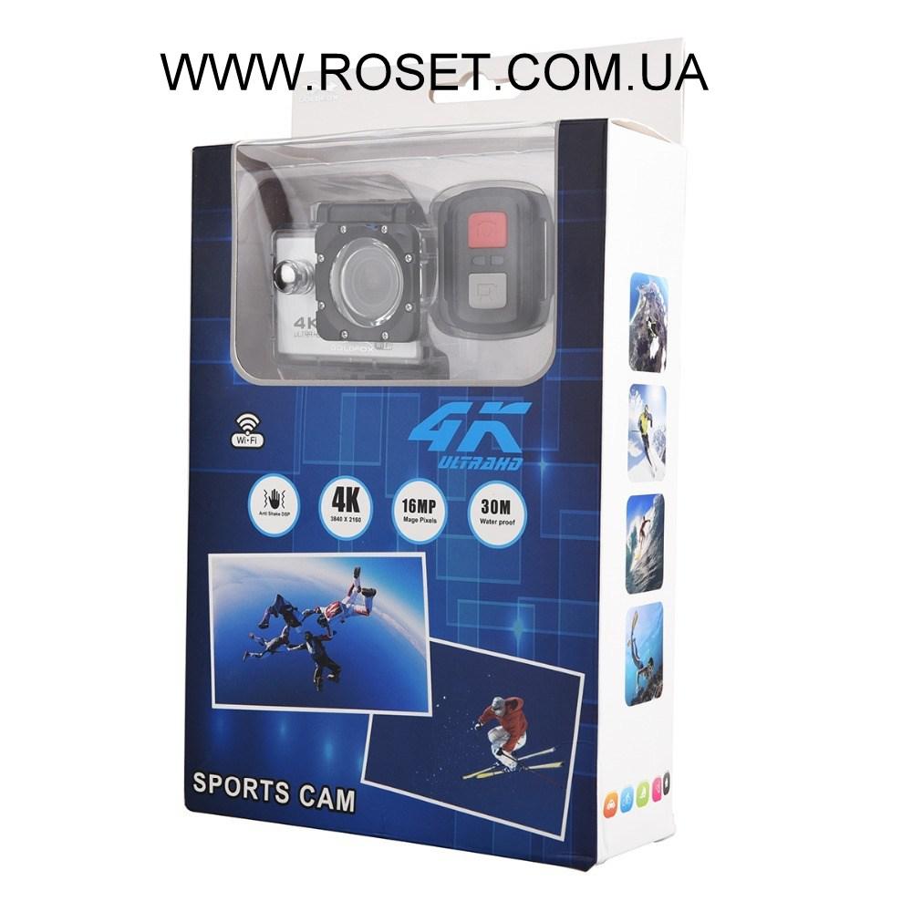 Спортивна екшн камера Sports Cam F60B-R Wi-Fi 4K - фото 1 - id-p752815306