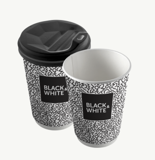 Стакан 500 мл "Black & White"