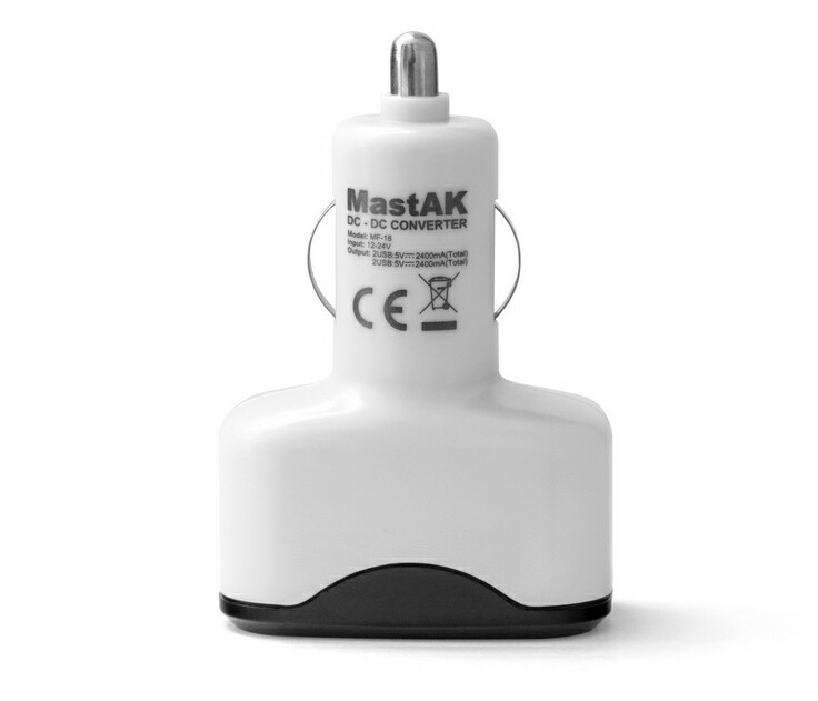 Зарядний пристрій MastAK MF-16 ( USB 5v 4.8 A ), фото 1