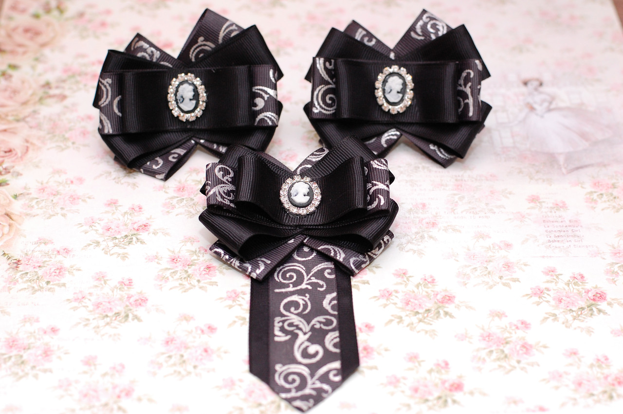 Комплект в школу жабо і банти для дівчинки, фото 1