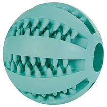 Іграшка для собаки "М'яч для бейсболу DENTAfun", 5 см, гума, зелений