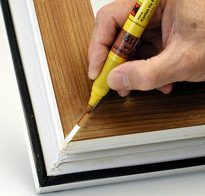 Фломастеры для ламинации окон ПВХ. Примеры применения