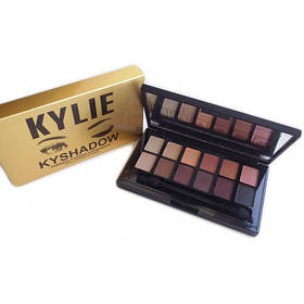 Тени для век Kylie Kyshadow Кайли Кишадоу 12 цветов Палетка теней  Kylie Скидка All 999