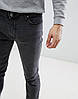 Джинси D-Struct - Gray Skinny Jeans PTH (чоловічі вузькі сірі джинси), фото 4
