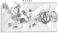 Запчастини до поршневого блоку W-115