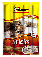 GIMPET Sticks ласощі для кішок м'ясні палички (індичка + дріжджі), 4шт