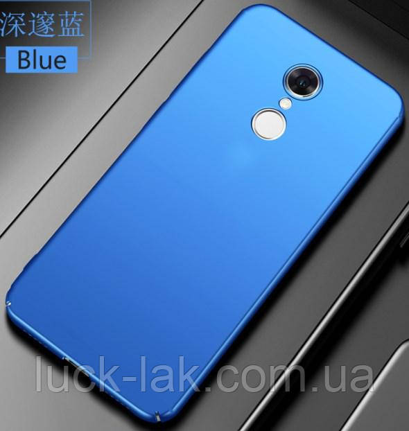 Чохол бампер для ксіаомі Xiaomi Redmi 5, тонкий, синій