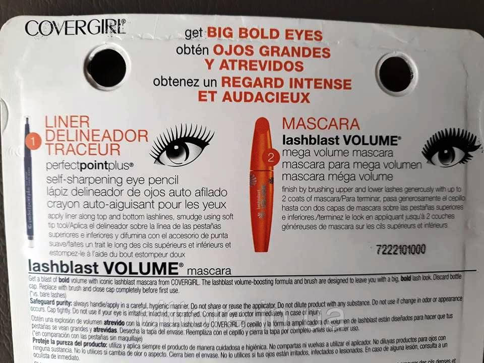 Тушь для ресниц CoverGirl Lash Blast Volume Mascara + карандаш Perfect Point Plus - фото 3 - id-p752961760