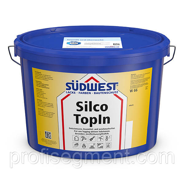 Одношарова силіконова фарба SUDWEST SilcoTopin 12.5 L 9110 (Зюдвест Силкотопин)