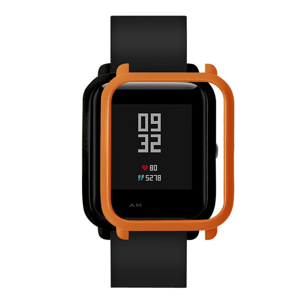 Захисний бампер для смарт годинника Amazfit Bip / Bip Lite помаранчевий