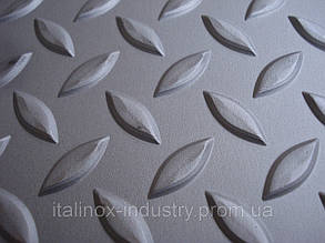 Лист нержавіюча сталь 2,0 Х 1000 Х 2000 рифлений сочевиця