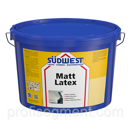 Універсальна, матова, латексна фарба SUDWEST MattLatex 12,5 L (Зюдвест Матлатекс), фото 2