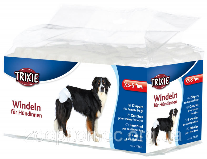 Памперси для собак Trixie 23631 XS-S 20-28 см 12 шт