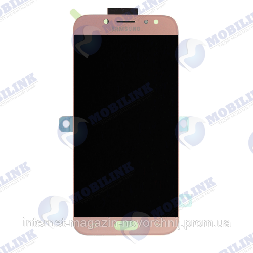 Дисплей Samsung J7 (2017) J730 Рожевий Pink GH97-20736D оригінал!