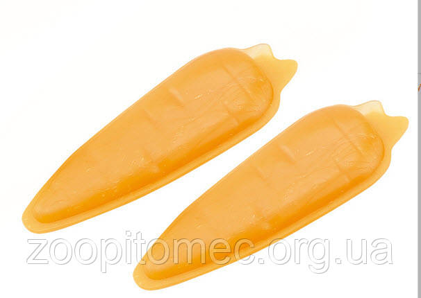 Жувальна іграшка для гризунів з натуральних компонентів Tiny Natural Carrot 2 шт