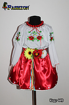 Дитячий вишитий національний костюм Жанна (2 - 3 роки), фото 3