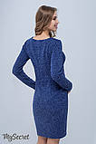 Сукня для вагітних та годування ANNITA DR-48.121, синій меланж, фото 4