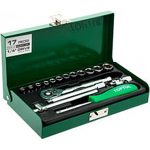 Набор инструмента 1/4" 17ед. Toptul GCAD1701 (Тайвань)