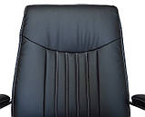 Комп'ютерне крісло Richman Франкфурт-Ю чорне на коліщатках Хром, фото 4