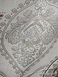 Чудова тканина для пошиття штор льон із вишивкою, висота 2.8 м, фото 5
