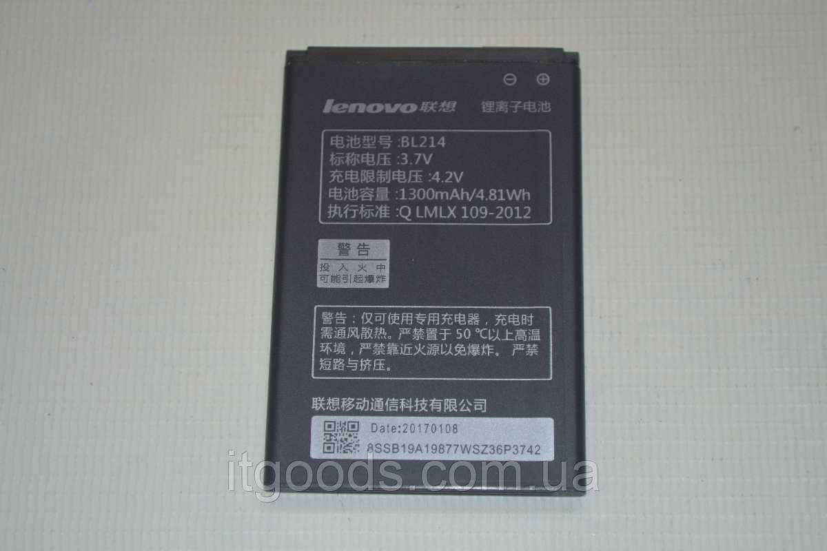Оригінальний акумулятор Lenovo BL214 для A269 A269i A208t A218t A300t A305e A360e A316 A316i
