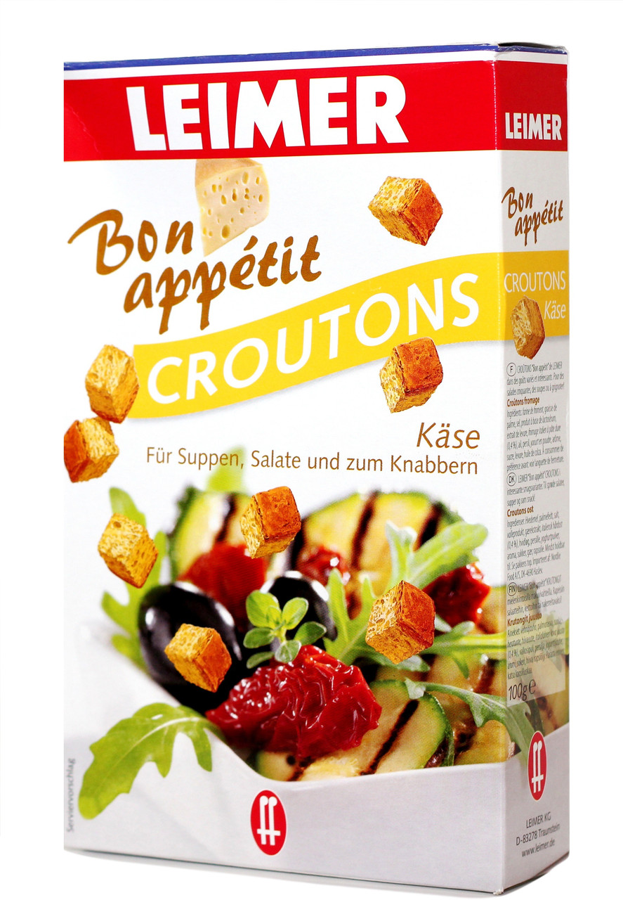 Leimer сухарики «Croutons» зі смаком сиру - 100 гр.