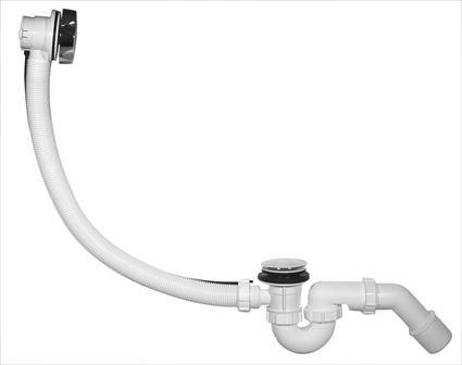 Сифон автомат STYRON для ванни 830 мм хром