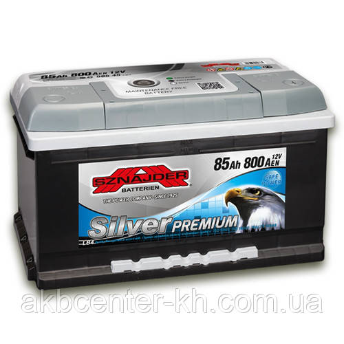 Автомобільний акумулятор SZNAJDER Silver Premium 6СТ-85Aз 800A R