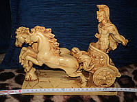 Статуэтка (Колесница Рим Центурион) из Германии раритет эксклюзив подарок старина статуетка 0887