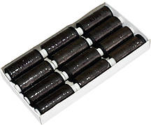 Нитки швейні KIWI №40/2 (12шт х 366м) чорний, поліестер