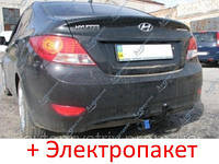 Фаркоп - Hyundai Accent Седан / Хэтчбек (2010--) съемный на 2 болтах