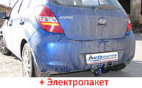 Фаркоп - Hyundai i20 Хэтчбек (2008-2014) съемный на 2 болтах